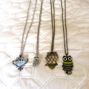 Owl Long Necklaces